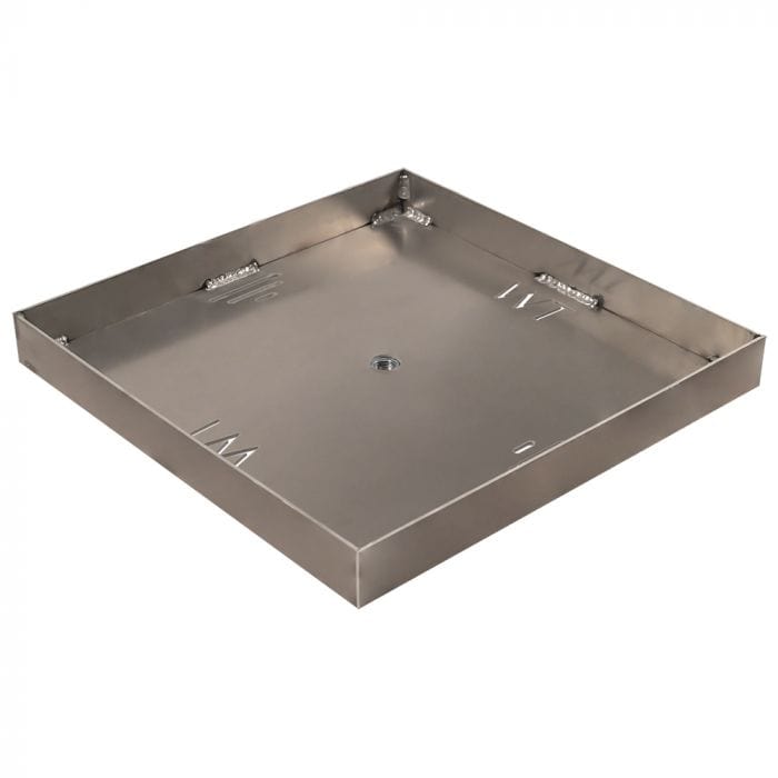 Warming Trends Square 42.01-47.99-inch Aluminum Fire Pit Burner Pan