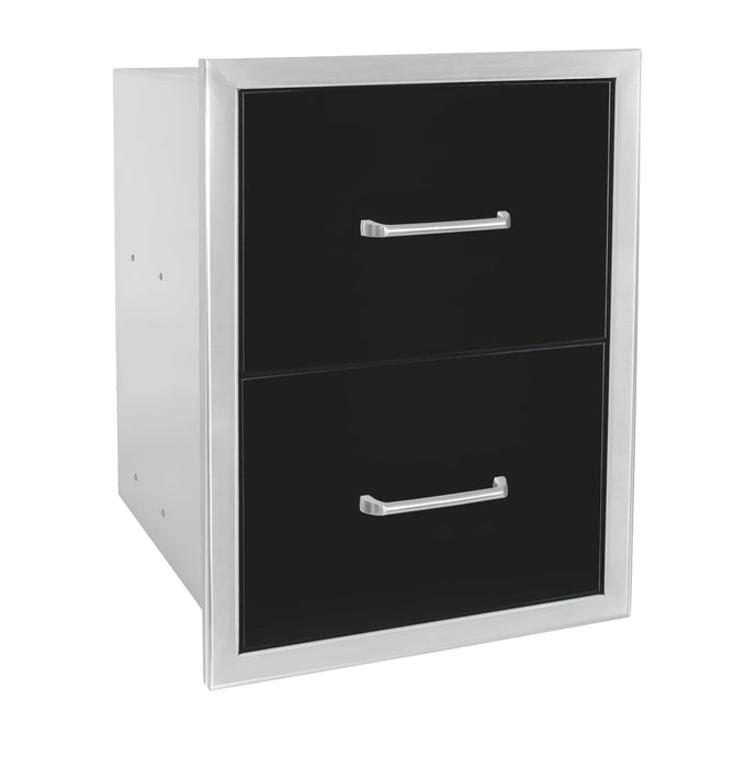 Wildfire Stainless Steel 16 x 22-inch Double Drawer