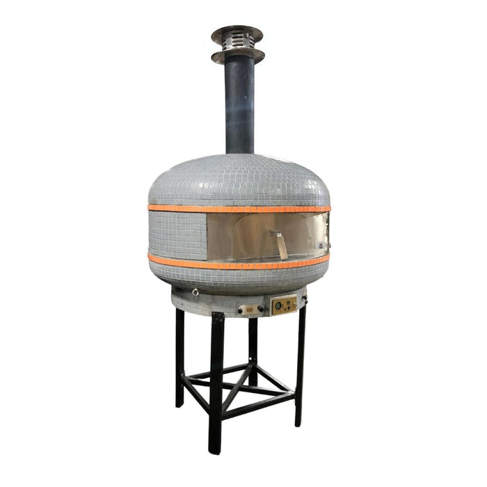 WPPO 40" Professional Lava Digital Controlled Wood Fired Oven with Convection Fan