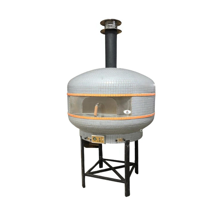 WPPO 48" Professional Lava Digital Controlled Wood Fired Oven with Convection Fan