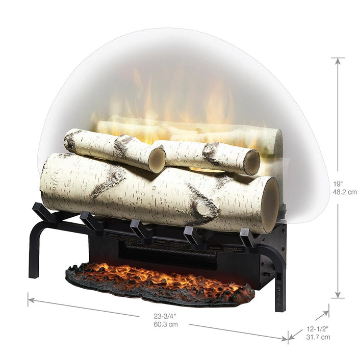 Dimplex 20-in Revillusion Birch Electric Fireplace Log Set