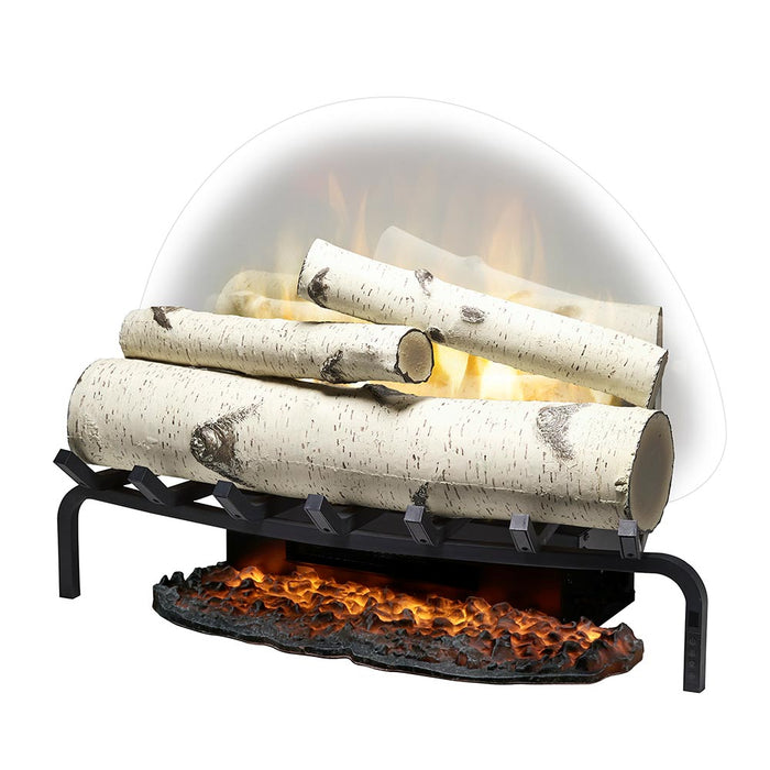 Dimplex 25-in Revillusion Birch Electric Fireplace Log Set w/ Ashmat