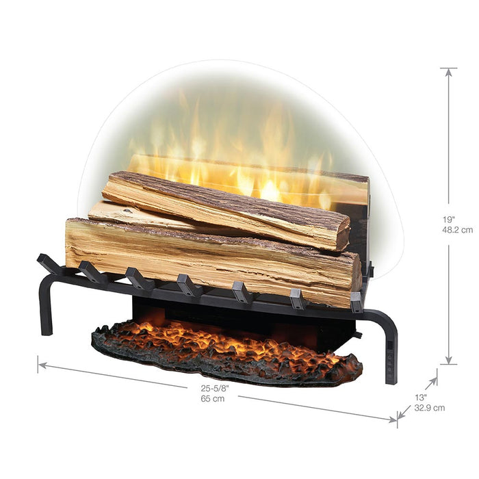 Dimplex 25-in Revillusion Fresh Cut Electric Fireplace Log Set w/ Ashmat