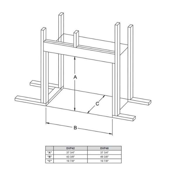 Empire Tahoe Premium 42 Direct Vent Gas Fireplace - DVP42FP